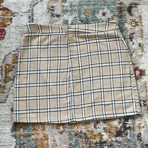 Nasty Gal Plaid Skirt